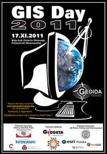 Ilustracja: GIS Day na PW: przerwane wały i ballady rockowe 