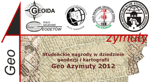 Ilustracja: Nominacje I edycji plebiscytu "Geo Azymuty 2012"
