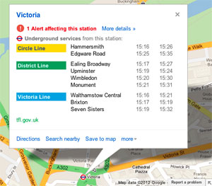 Ilustracja: Problemy z metrem na mapach Google'a