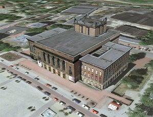 Ilustracja: Kto zbuduje geoportal 3D dla Dąbrowy? <br />
fot. Google Earth