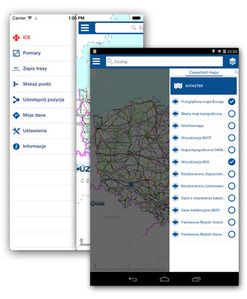 Ilustracja: Nowy Geoportal już dla Androidów i "jabłuszek"