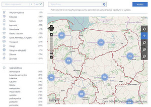 Ilustracja: Interaktywna mapa z partnerami Karty Dużej Rodziny