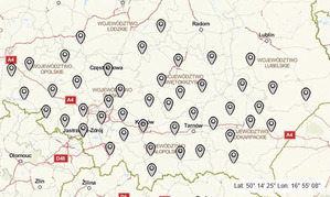 Ilustracja: Już prawie wszystkie stacje Nadowski NET w PZGiK