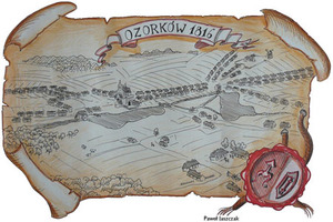 Ilustracja: Ozorków na mapach