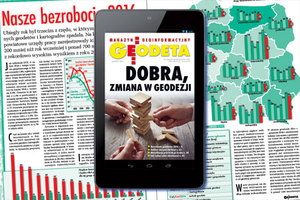 Ilustracja: Marcowe wydanie GEODETY cyfrowego już do pobrania
