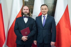 Ilustracja: Janusz Bogusz odebrał nominację profesorską <br />
fot. Krzysztof Sitkowski/KPRP
