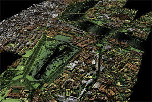 Ilustracja: Cała Wielka Brytania w chmurze punktów do końca dekady <br />
Dane LiDAR dla centrum Londynu (fot. EA)