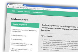 Ilustracja: Katalog wytycznych GUGiK już dostępny