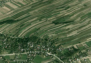 Ilustracja: O scaleniach w Falentach <br />
fot. Google Earth