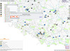 Ilustracja: Mapa obiektów infrastruktury usługowej na stronie UTK