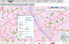 Ilustracja: Stołeczny geoportal z mapą obwodów szkół podstawowych
