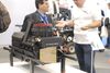 Ilustracja: <b class=pic_title>Intergeo 2016: Fotogrametria</b> <br />
<br />
<b class=pic_description>Leica Geosystems zaprezentowała prototyp lotniczego skanera laserowego pojedynczych fotonów. Kosztem dokładności pozwala on łatwiej pozyskiwać chmurę punktów dla rozległych obszarów (co przekłada się na znacznie niższą cenę danych).</b> <br />
<br />
<b class=pic_author>fot.  Jerzy Królikowski</b><br />
<br />
