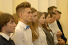 Ilustracja: <b class=pic_title>Inauguracja roku akademickiego 2018/2019 na Wydziale Geodezji i Kartografii Politechniki Warszawskiej</b> <br />
<br />
<b class=pic_description>Studenci tuż przed ślubowaniem</b> <br />
<br />
<b class=pic_author>fot.  Damian Czekaj</b><br />
<br />

