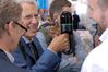 Ilustracja: <b class=pic_title>Intergeo 2019: fotogrametria</b> <br />
<br />
<b class=pic_description>Na stoisku Leica Geosystems furorę robił ręczny skaner laserowy BLK2GO przeznaczony do mobilnego kartowania wnętrz. Jest on połączeniem dwuosiowego LiDAR-u mierzącego do 700 tys. pkt/s, cyfrowej kamery z matrycą 12 Mpx oraz 3 kamer do pozyskiwania obrazów panoramicznych</b> <br />
<br />
<b class=pic_author>fot.  Jerzy Królikowski</b><br />
<br />

