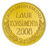 Ilustracja: Złoty Laur Konsumenta 2008 dla AutoMapy!
