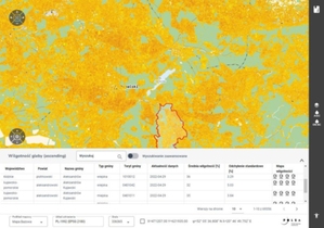 Ilustracja: POLSA rozpoczyna publikację satelitarnych map wilgotności gleby