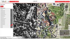 Ilustracja: Lublin na dawnych zdjęciach lotniczych w miejskim geoportalu