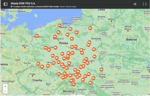 Ilustracja: Polska Grupa Górnicza publikuje mapę składów węgla