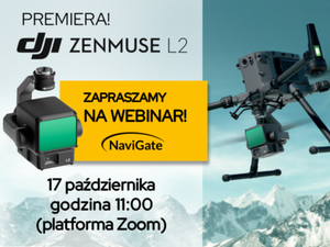 Ilustracja: Oficjalna premiera najnowszego skanera laserowego DJI Zenmuse L2 - weź udział w webinarium!