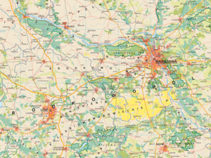 Ilustracja: Zaktualizowana mapa pokrycia terenu dostępna w centralnym zasobie
