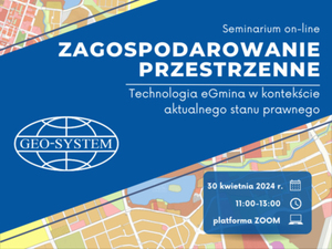 Ilustracja: Zapowiedź bezpłatnego seminarium o zagospodarowaniu przestrzennym