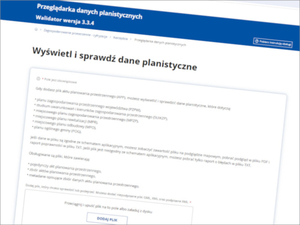 Ilustracja: Geo-System o nowej wersji ministerialnego walidatora APP