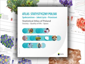 Ilustracja: Stan oraz zmiany społeczne, ekonomiczne i środowiskowe w atlasie GUS