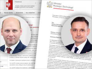 Ilustracja: Resort rozwoju odpowiedział na interpelacje ws. KW <br />
Poseł Szymon Szynkowski vel Sęk oraz wiceminister Michał Jaros