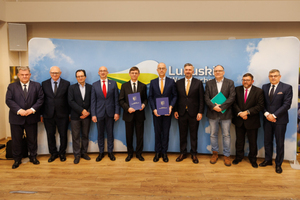 Ilustracja: Porozumienie POLSA i woj. lubuskiego w zakresie technologii satelitarnych