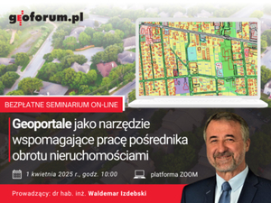 Ilustracja: Geoportale w obrocie nieruchomościami: zapowiedź seminarium