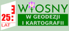 Ilustracja: 25 lat Wiosny w Geodezji i Kartografii. Zaproszenie na konferencję