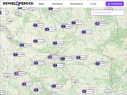 Ilustracja: Interaktywna mapa z aktualnymi ofertami nieruchomości