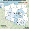 Ilustracja: Policyjna mapa wypadków drogowych - wakacje 2022