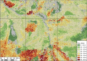 Ilustracja: Lidar pomógł wskazać nowe najwyższe drzewo w kraju <br />
fot. MGGP Aero