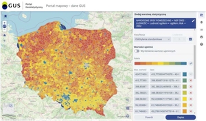 Ilustracja: Nowa odsłona Portalu Geostatystycznego już dostępna