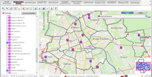 Ilustracja: Co nowego w stołecznym geoportalu? <br />
Warszawskie lodowiska (mapa.um.warszawa.pl)