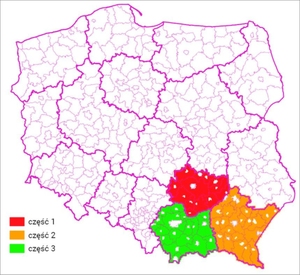 Ilustracja: Trzech chętnych do lotniczego skaningu 3 województw <br />
Zakres zamówienia