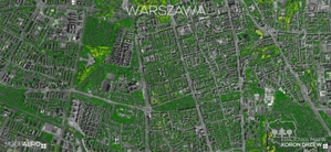 Ilustracja: MGGP Aero prezentuje Krajową Mapę Koron Drzew <br />
Warszawa