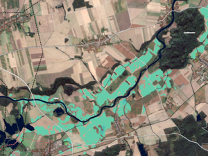 Ilustracja: Sytuacja powodziowa na mapach kryzysowych Copernicus