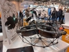 Ilustracja: <b class=pic_title>Intergeo 2022: drony</b> <br />
<br />
<b class=pic_description>Ten nietypowo wyglądający dron pomiarowy do Elios 3. Dzięki specjalnej obudowie żadne zderzenia nie są mu straszne</b> <br />
<br />
<b class=pic_author>fot.  Jerzy Królikowski</b><br />
<br />
